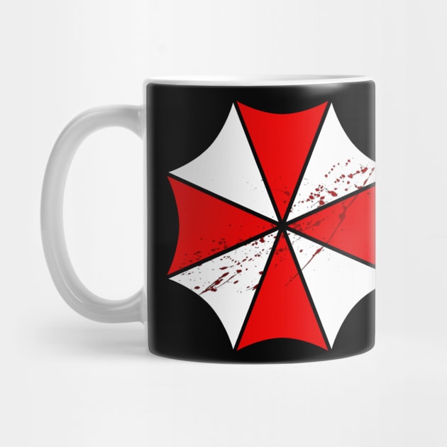 Umbrella Corporation Insignia [w/blood spatter] by JayVal